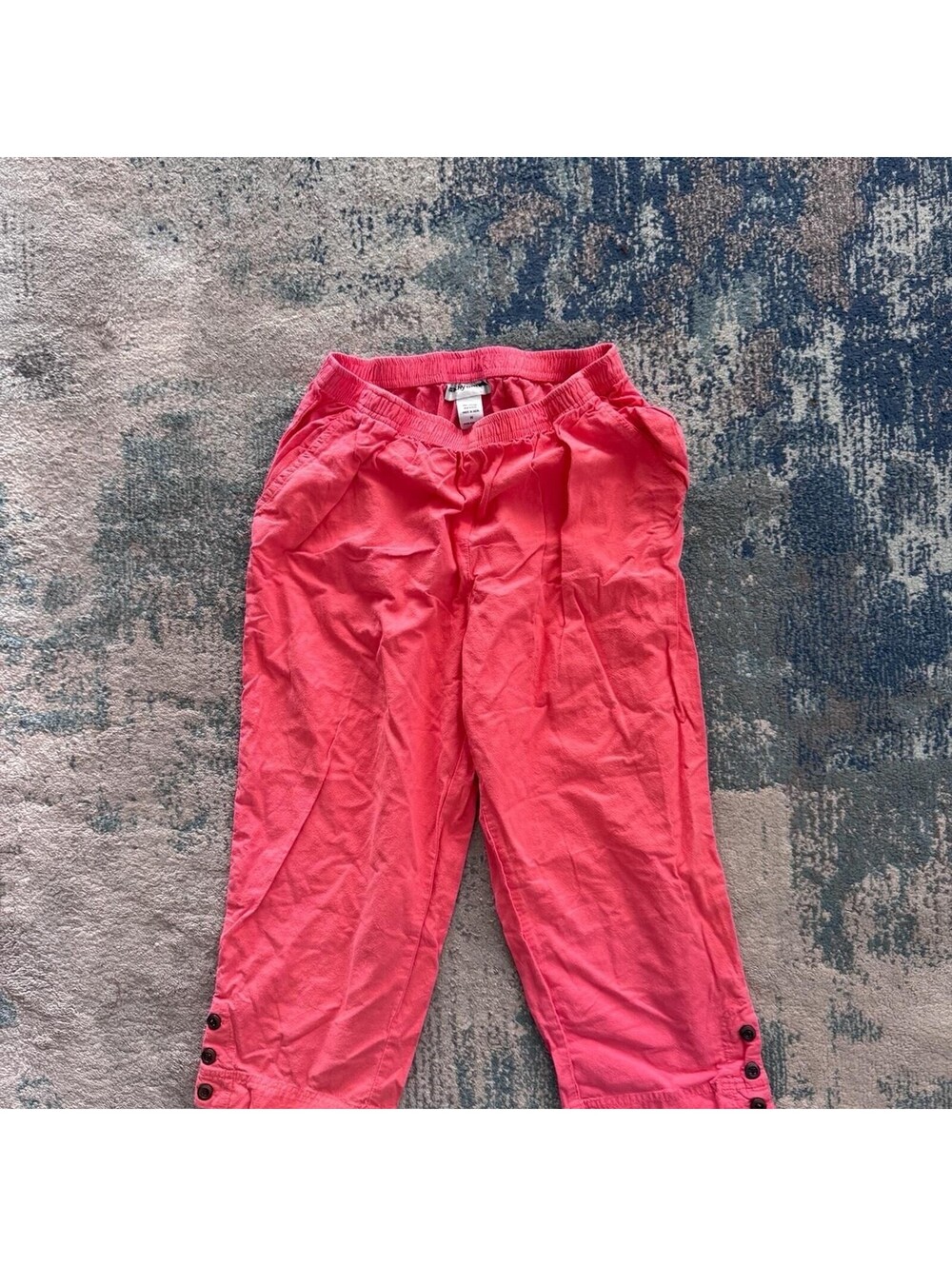 Women's Pink Capris Cotton, size M